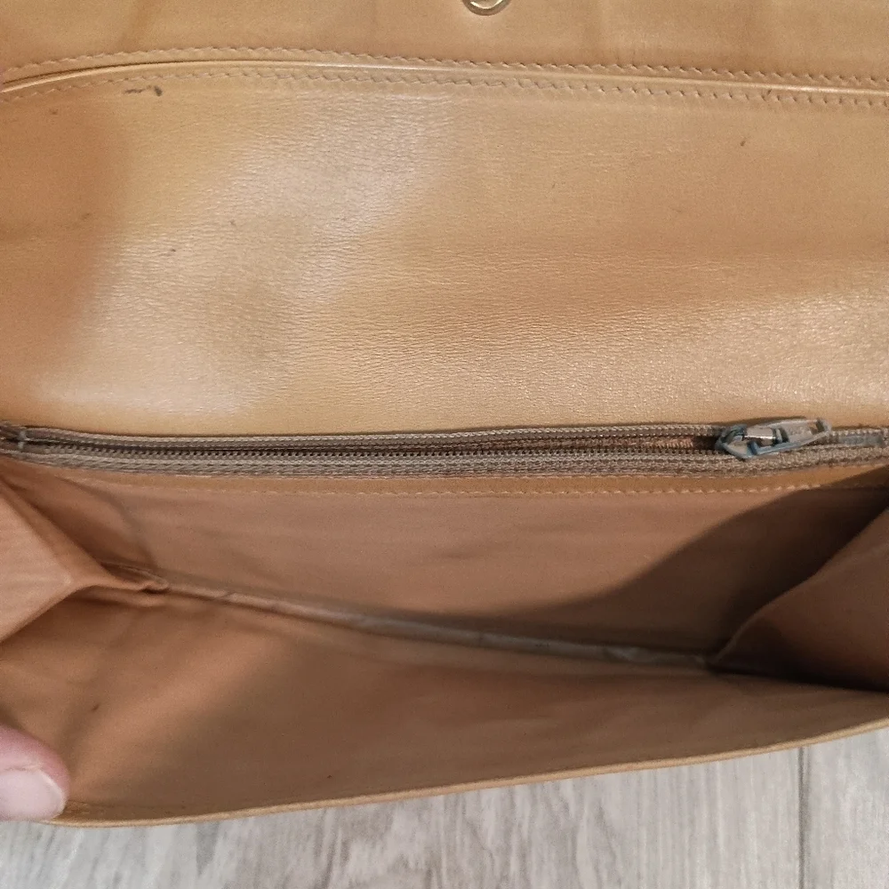 Authentic, Celine Canvas Brown Macadam Long Bi-fold Wallet